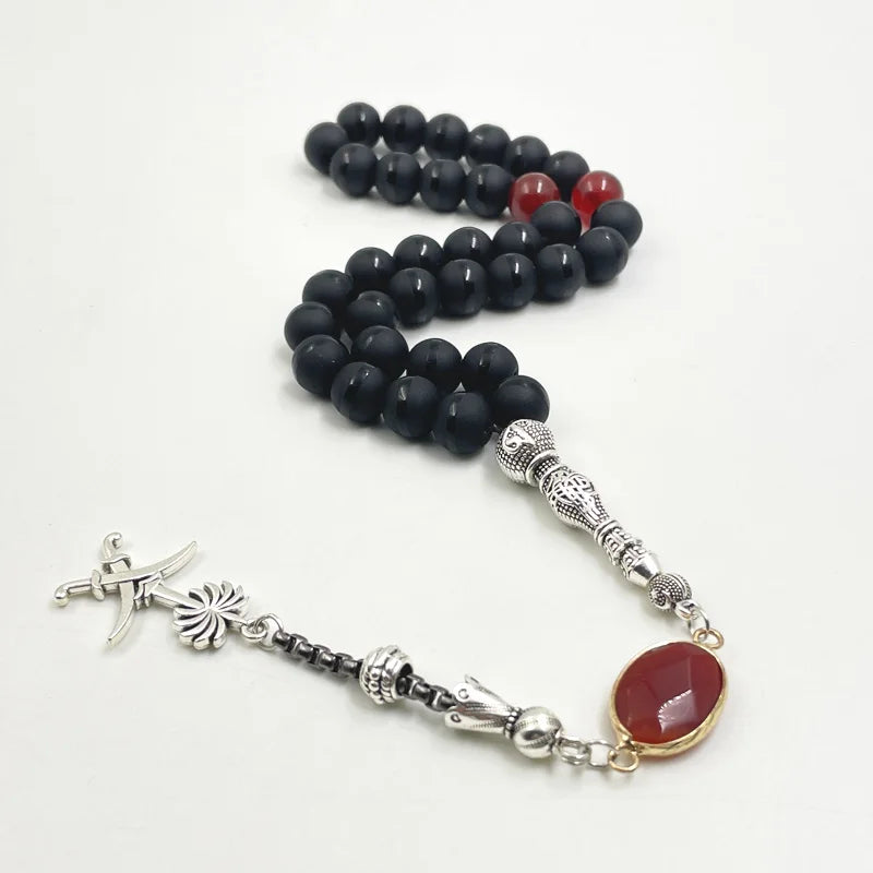 سوار تسبيح عقيق كريستالي راقٍ™