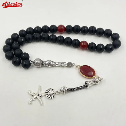 سوار تسبيح عقيق كريستالي راقٍ™