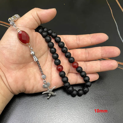 سوار تسبيح عقيق كريستالي راقٍ™