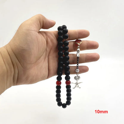 سوار تسبيح عقيق كريستالي راقٍ™