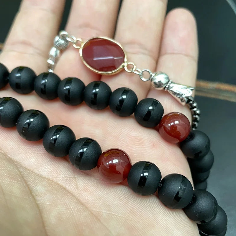 سوار تسبيح عقيق كريستالي راقٍ™